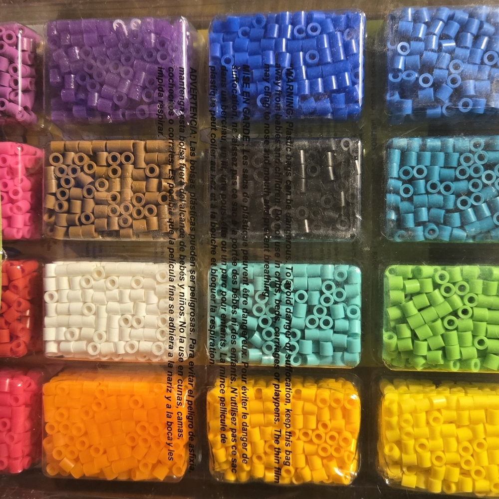 Perler Beads Craft Kit with Assorted Colors - Picture 4 of 4